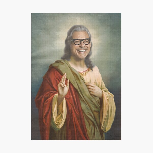 Artikel-Vorschau von Jeff Goldblum (Jesus), designt und verkauft von GeorgeSears.