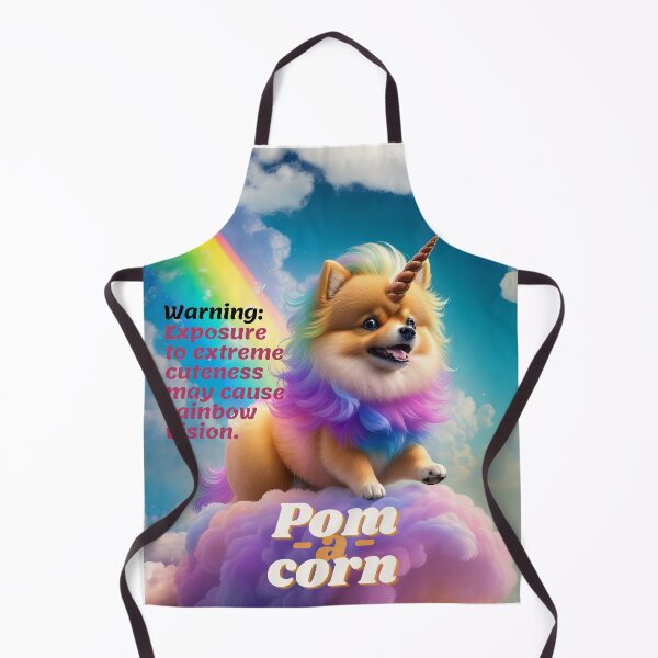 Item preview, Pom-a-corn, extreme cuteness POMeranian And uniCORN hybrid designed and sold by HOlaMax.