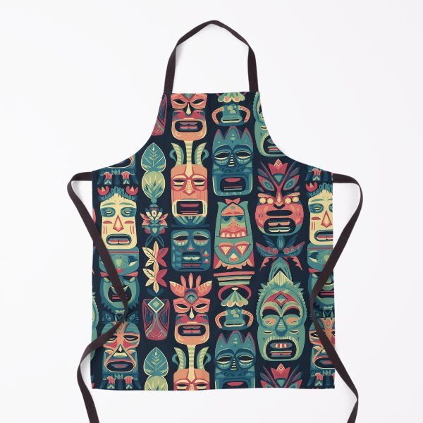 Item preview, The Tiki: a Mid-Century Modern, Polynesian textile pattern by DecoTiler designed and sold by DecoTiler.