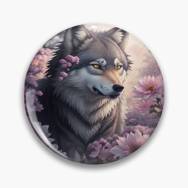 Artikelvorschau, Flüstern der Natur: Das stille Gespräch eines Wolfes mit Blumen entworfen und verkauft von Angelle55.