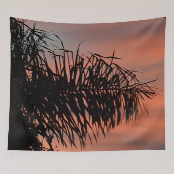Item preview, Palm against the setting sun designed and sold by lizdomett.