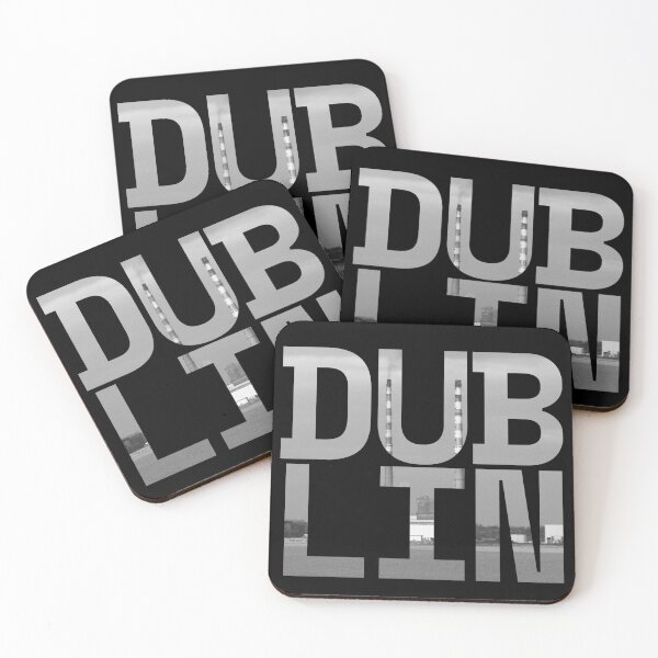 Item preview, Dublin, Poolbeg Chimneys background designed and sold by DelangeDesigns.