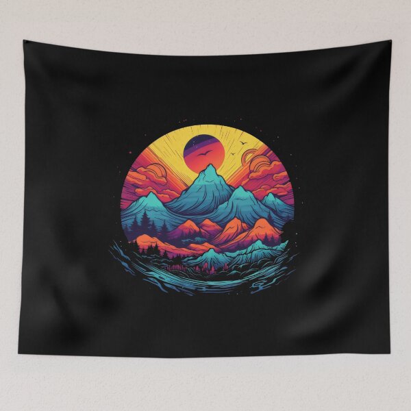 Item preview, Mountain Scenery Nature Hiker Camping Scouting Mountaineering designed and sold by farhanhafeez.