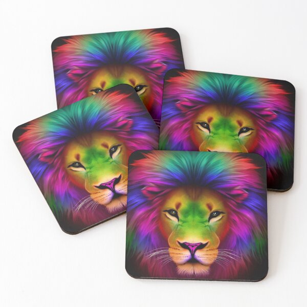 Item preview, Rainbow Lion King designed and sold by Hello Llama.
