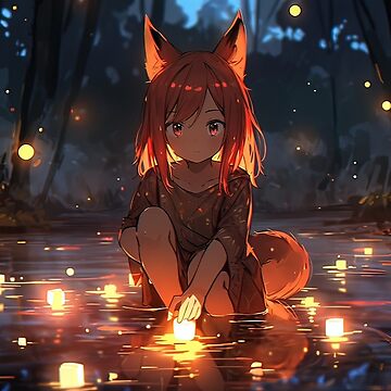 Artwork thumbnail, Night's Enchantment: A Kitsune's Reverie by CasualCommander