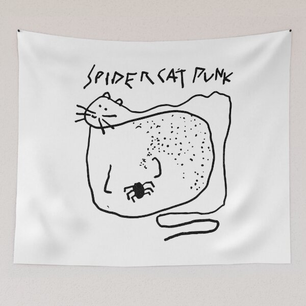 Item preview, spidercat punk  designed and sold by Cat cut cop.