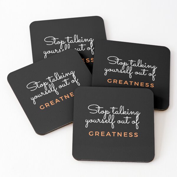 Item preview, Stop talking yourself out of greatness designed and sold by TLC4ever.