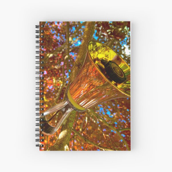 Item preview, Handbell in autumn gold fall foliage designed and sold by CelticClapper.