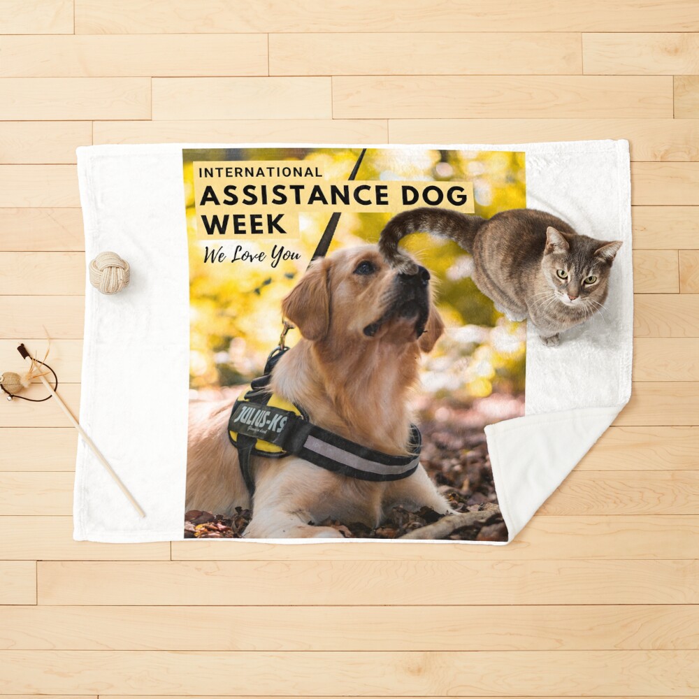International Assistance Dog Week design Pet Blanket