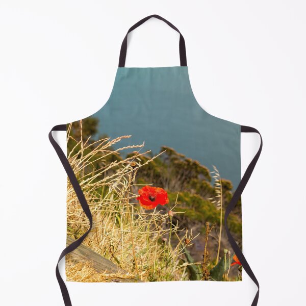 Item preview, Poppy flower on a sunny hill overlooking the ocean designed and sold by ArtyBuys.