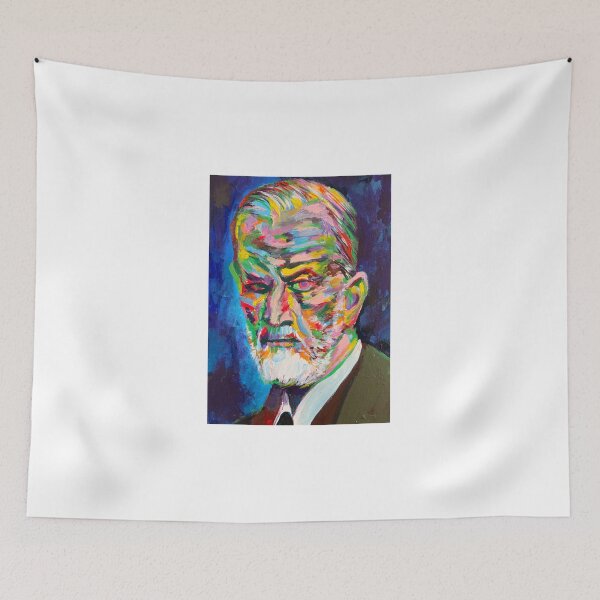 Item preview, SIGMUND FREUD acrylic portrait .4 designed and sold by lautir.