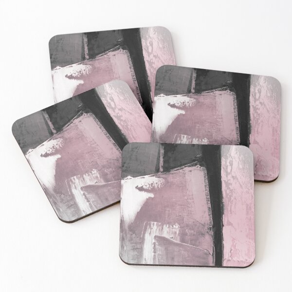 Item preview, pink gray abstract designed and sold by ElaSzczepaniak.