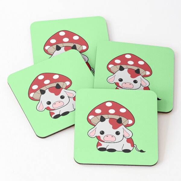 Item preview, Cute Mushroom Cow designed and sold by SunMoonMilk.