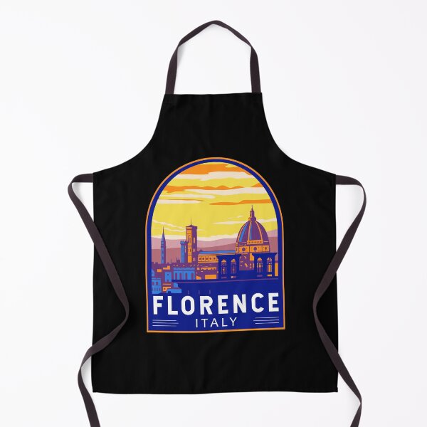 Item preview, Florence Italy Travel Art Emblem designed and sold by KrisSidDesigns.