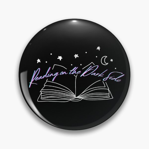 Item preview, "reading on the dark side" dark romance books, romance reader  designed and sold by RomanceVibes.