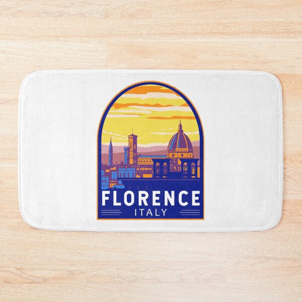 Item preview, Florence Italy Travel Art Emblem designed and sold by KrisSidDesigns.