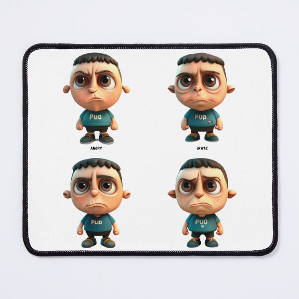 Item preview, Emotional Quartet: Angry, Annoyed, Irate, Mad designed and sold by Beto Santos.