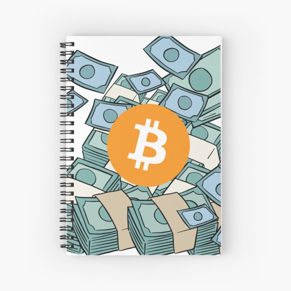 Bitcoin Cash Banknotes Spiral Notebook