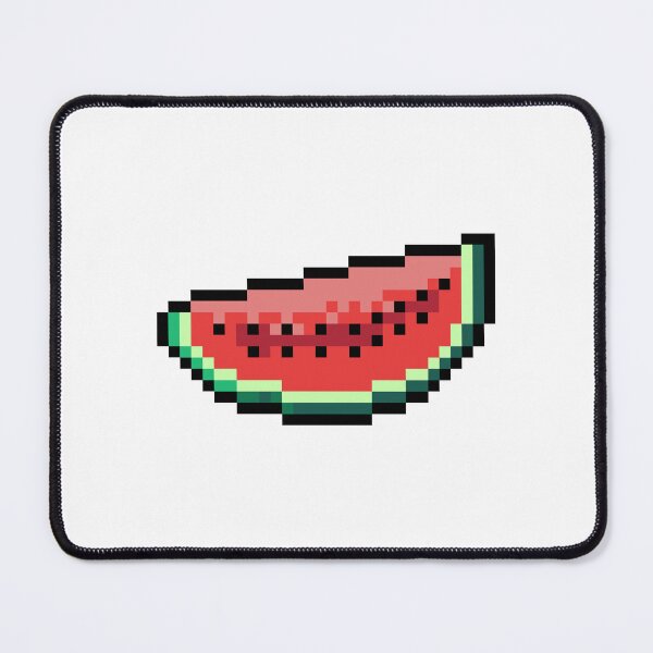 Item preview, Pixel Watermelon Slice - pixel food art designed and sold by LittleFoodShop.