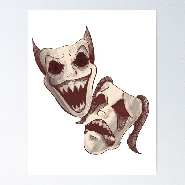 Theater Masks Poster