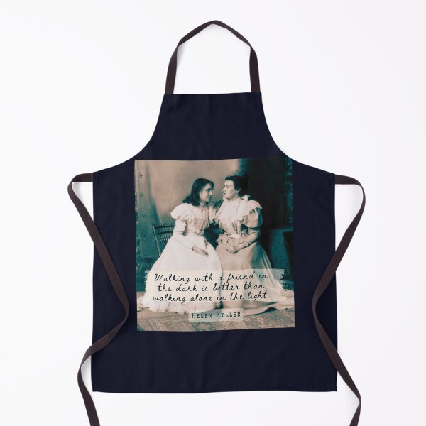 Item preview, Copy of Helen Keller portrait and quote: Walking with a friend in the dark is better... designed and sold by artbleed.