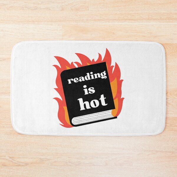 Item preview, Reading is hot - hot book designed and sold by Stuffspot.