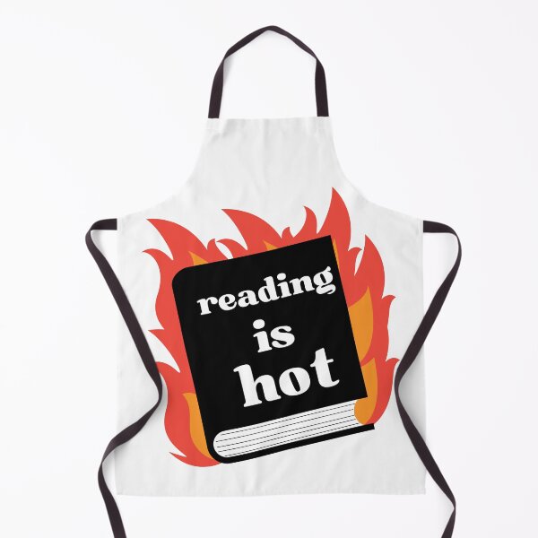 Item preview, Reading is hot - hot book designed and sold by Stuffspot.