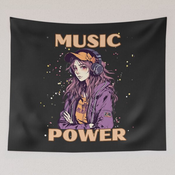 Item preview, Anime music power designed and sold by BrookProject.