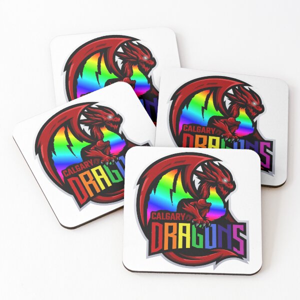 Item preview, Calgary Dragons Pride Logo designed and sold by SHL-Hockey.