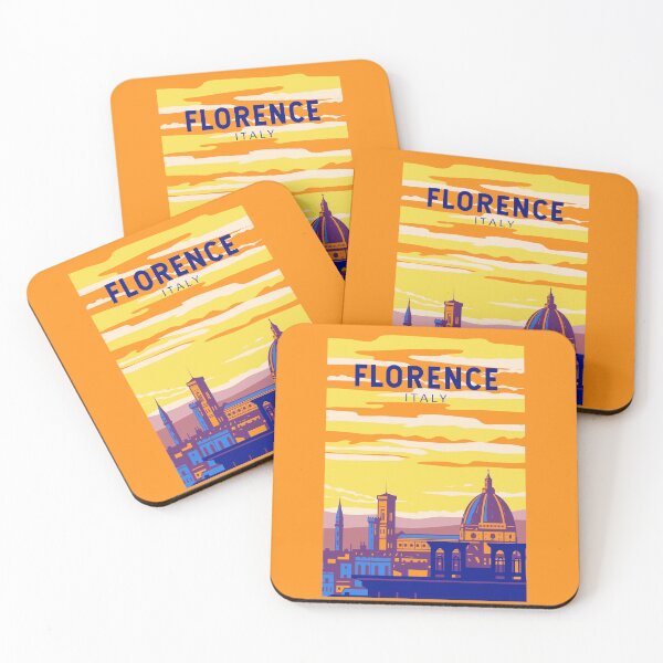 Item preview, Florence Italy Travel Art Vintage designed and sold by KrisSidDesigns.