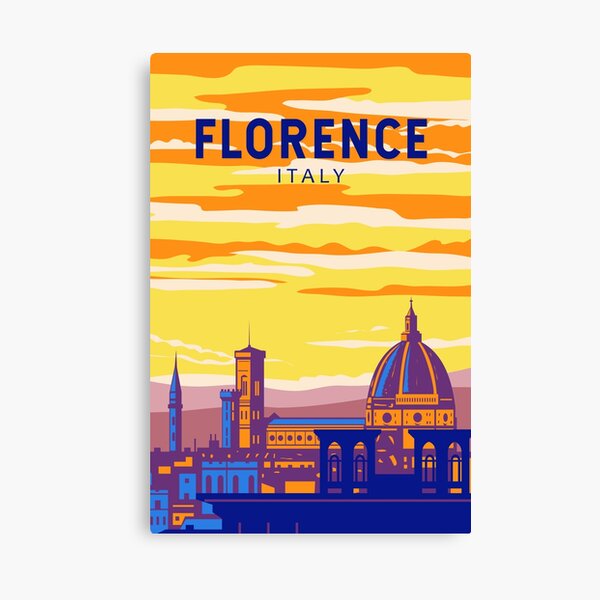 Item preview, Florence Italy Travel Art Vintage designed and sold by KrisSidDesigns.