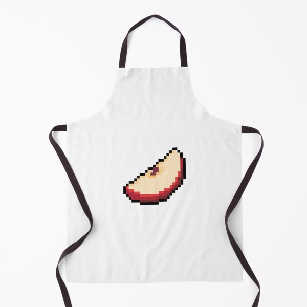 Item preview, Pixel Apple Slice - pixel food art designed and sold by LittleFoodShop.