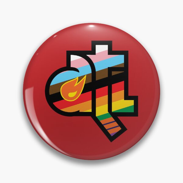 Aperçu de l'œuvre Logo de la fierté d'Atlanta Inferno créée et vendue par SHL-Hockey.