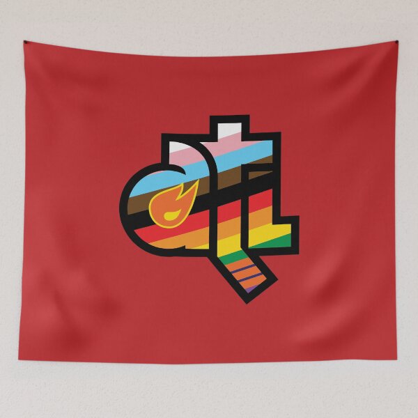Item preview, Atlanta Inferno Pride Logo designed and sold by SHL-Hockey.