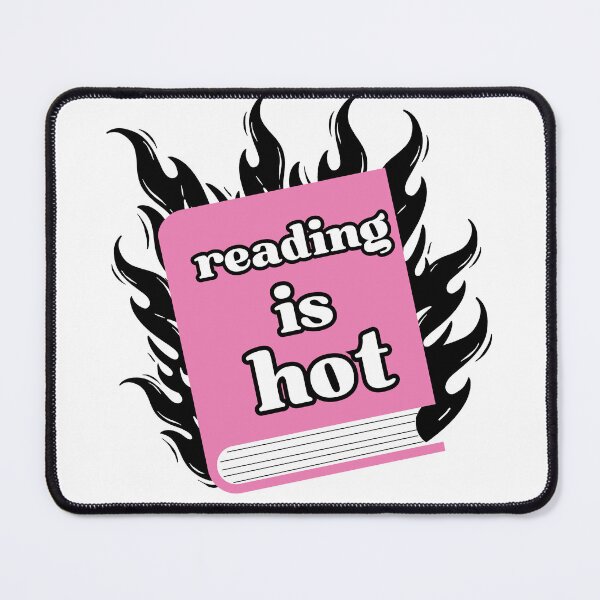 Item preview, Reading is hot - hot book designed and sold by Stuffspot.