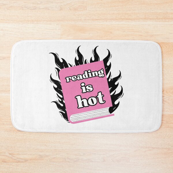 Item preview, Reading is hot - hot book designed and sold by Stuffspot.