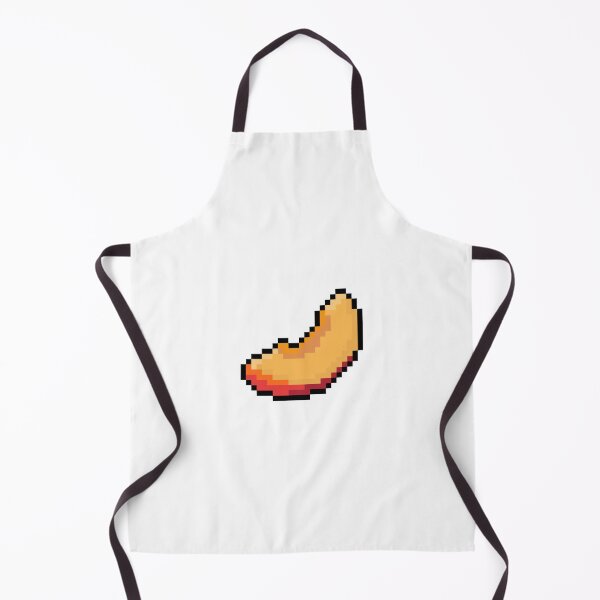 Item preview, Pixel Apricot Slice - pixel food art designed and sold by LittleFoodShop.