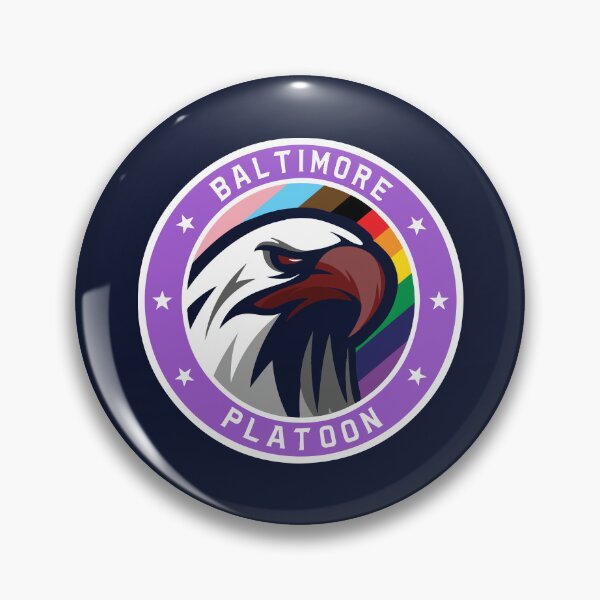 Aperçu de l'œuvre Logo de la fierté du peloton de Baltimore créée et vendue par SHL-Hockey.