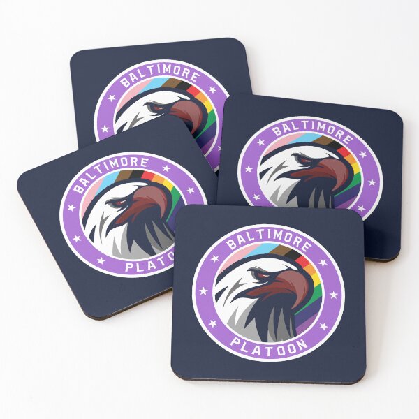 Aperçu de l'œuvre Logo de la fierté du peloton de Baltimore créée et vendue par SHL-Hockey.