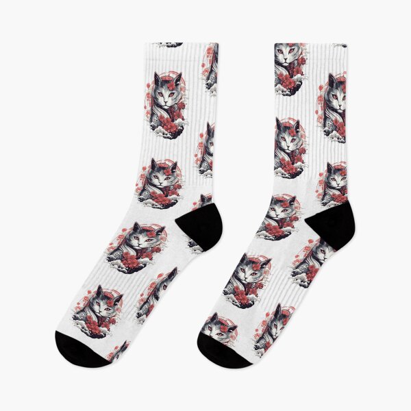 Item preview, Cat geisha Nekomata designed and sold by Rosaliartbook.
