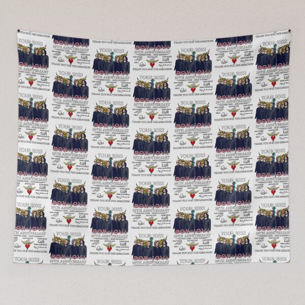 Item preview, Jovi 39th Anniversary 1993-2022 Signatures Thank You Memories    designed and sold by CuteCanvasBax.