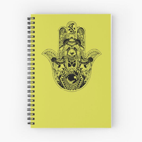 Artikelvorschau, Hamsa Hand Panda T-Shirt entworfen und verkauft von DebraSLanders.