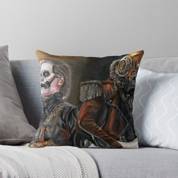 Item preview, Hand drawn composition of Papa Emeritus IV and Ghoul Sodo designed and sold by DoctorZero.