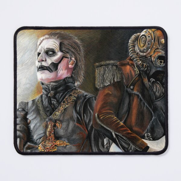 Item preview, Hand drawn composition of Papa Emeritus IV and Ghoul Sodo designed and sold by DoctorZero.