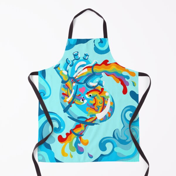 Item preview, Rainbow Glass Heart designed and sold by Joanne Neubauer.