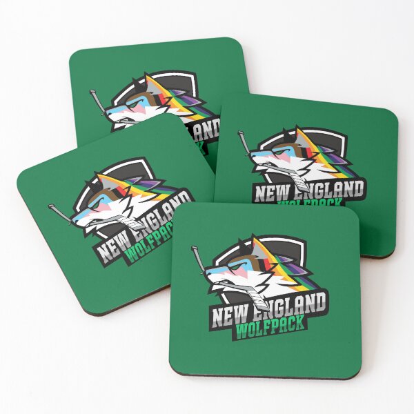 Item preview, New England Wolfpack Pride Logo designed and sold by SHL-Hockey.