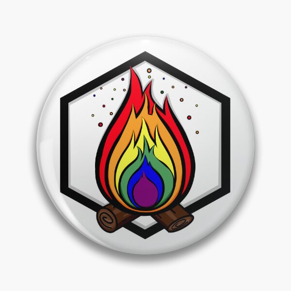 Item preview, pride campfire designed and sold by quirknwhimsy.