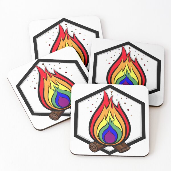 Item preview, pride campfire designed and sold by quirknwhimsy.