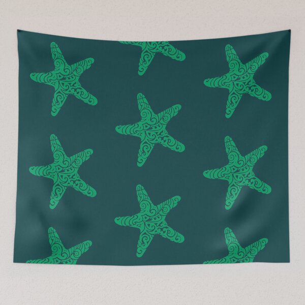 Item preview, Tribal Starfish - Teal designed and sold by Jacob Peake.