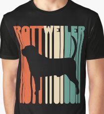 Vintage Rottweiler T-Shirt Retro Rottweiler Gift Graphic T-Shirt